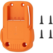 Soporte de Pared para Herramientas Eléctricas para Ridgid AEG de 18 V, Soporte de Almacenamiento de Batería, Ranuras de Fijación para Taladro.