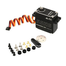 DA5555GS 55KG Servo 180/270/360 Degree Digital Metal Gear Coreless Servo IP67 Waterproof for 1:8/1:10/1:12 RC Car 180