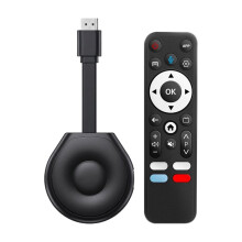 T19 4K Android 14 TV Stick RK3539 Dual Wifi6 HD 4K BT 5.4 2GB+16GB Voice Remote Set-Top Box Voice Remote