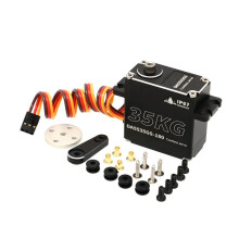 DA5535GS 35KG Servo 180 Graden Digitale Servo met Metalen Tandwielen, Borstelloos, IP67 Waterdicht voor 1:8/1:10/1:12 RC Auto