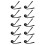 Replacement Side Brushes for  L8000 , for Medion X20 SW+ 10-Pack 1