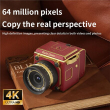 32G Retro Przenośny Aparat Cyfrowy CCD 16X z Zoomem Cyfrowym 4K 64MP HD z Podwójną Lustrzanką dla Początkujących Fotografów D