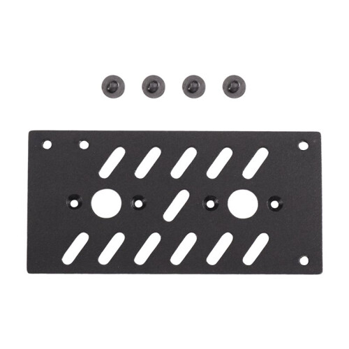 FLEX Small 1U Power Supply Mounting Plate -ATX  Chassis Backplane Pure Aluminum Computer Case Accessory 1