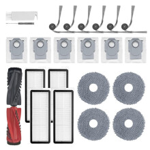24-Teiliges Qrevo S5V Zubehörset, Kompatibel mit für  Qrevo S5V/Curv/ Saugrobotern