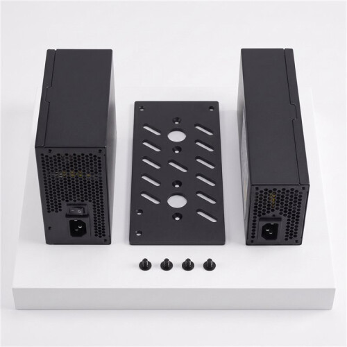 FLEX Small 1U Power Supply Mounting Plate -ATX  Chassis Backplane Pure Aluminum Computer Case Accessory 2