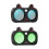 For   Ultra Magnetic Cat Ear Lens UV Filter Light Black Mist Cinematic Vlog Camera Filter 1