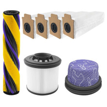 7PCS Dust Bag Filter Roller Brush Replacement Parts for Z40 Station Robotic Vacuum Cleaner Accessories