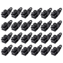 24 Stück Planenclips, Windfeste Zeltanker, Planenclips, Zeltbefestigungen, Halter für Camping, Schwimmbad, Outdoor-Zeltmarkise