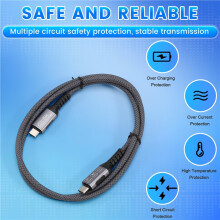 Cavo di Prolunga da USB-C Maschio A Maschio, 240 W, Trasferimento Dati A 20 Gbps per Laptop e Telefono, 1 M.