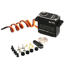 DA5545GS 45KG Servo 180/270/360 Degree Digital Metal Gear Coreless Servo IP67 Waterproof for 1:8/1:10/1:12 RC Car 180