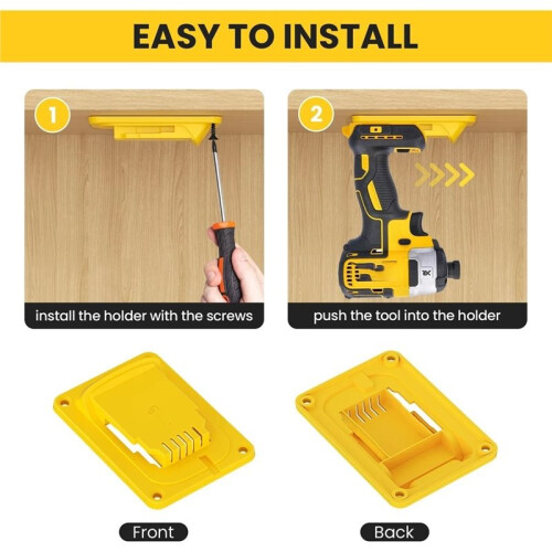 Wall Mount Electric Tool Holder for  Wall Power Mount Storage Battery Bracket Fixing Drill Holder Slots Stand