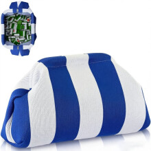 Mahjong Tile Woven Clutch Bag, and White, Thick Lines, Small Evening Purse for Women, Mahjong Storage Pouch