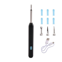 Wireless Ear Wax Removal with Camera Rechargeable Ear Cleaner HD Check Camera with Ear Spoon Set Canal Clean