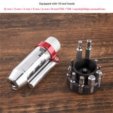 Chave de Torque Ajustável de 3 A 10 N.M, Ferramenta Portátil para Reparo de Bicicletas e Manutenção de Equipamentos de Ciclismo.