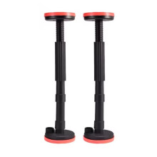 1 Paio di Aste di Supporto Telescopiche Regolabili (18-44 cm) - Staffe In Nylon Resistenti per Mobiletto e Lavabo del Bagno