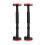 1 Pair Adjustable Telescopic Support Rods (18-44cm) - Heavy-Duty Nylon Brackets for Bathroom Cabinet, Basin 1