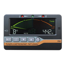 FMT-206RC Chromatic Tuner & Metronome for Guitar, Bass, Violin, Ukulele, Guzheng - Accurate & Versatile Tuning
