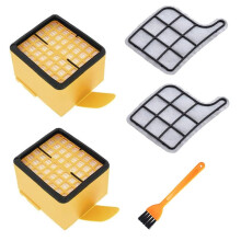Juegos de Accesorios para - Kobold 135/136 / 135SC / VK135 / VK136 - 2 Filtros Higiénicos + 2 Filtros de Protección del Motor