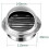 Stainless Steel Ventilation Wall Air Vent Exhaust Extractor Ducting 120 Specification Includes Mounting Screws 6