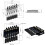 10.5mm Saddle for 6-String Headless Guitar Bridge - Slanted Bridge Tailpiece for Enhanced Tone & Playability 1