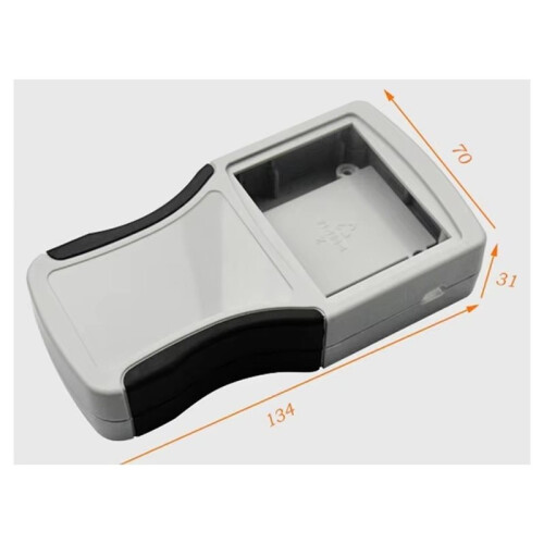 134x70x31 mm LCD Display Plastic Box for Electronics Project, High Quality ABS Handheld Small Plastic Control Box