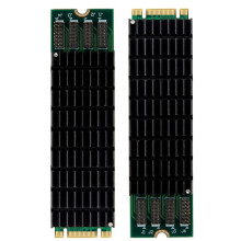 M.2 B+M Key Network Card PCIe 1G 4 RJ45 Port Network Card I350T4 Vision Acquisition RS232 Serial Port Server for Desktop