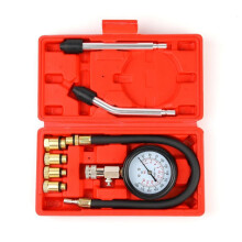 Engine Compression Tester Kit Engine Cylinder Pressure Gauge 0-300 PSI Automotive Tool for Motorcycle Car Truck