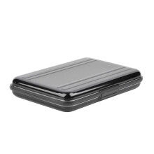 Memory Card Holder Protector Portable Small Plastic Memory Card Storage Box Organizer Accessories for SDXC Black