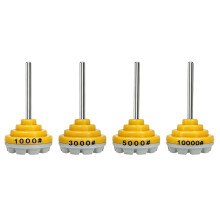 4pcs Professional Grinding Wheel Set: 1000-10000 ,Grit for Tile, Stone, Marble Finishing & Polishing
