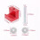1set Pickup Truck Toolbox Mounting Clamp (J-Hook Style),Pick- Toolbox Mounting Clamp Red 6