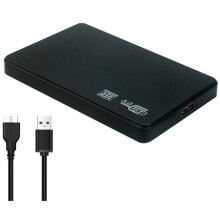 2.5-Inch to USB 3.0 Hard Drive Enclosure 5Gbps Speed External Hard Drive Enclosure for 2.5 Inch SSD