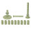 9 Shaping Sleeves Modular Clay Bloom Maker DIY Clay Flower Making Tool for Polymer & Modeling Clay Handmade with Clay 1