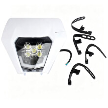 LED Headlight Mask Assembly, Front  Lamp Plate for  EXC EXCF SXF XCF 125 250 350 450 500, Fairing Headlight Kit