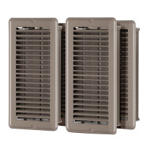 4" X 10" Floor Register 4 Pack, Heavy Duty All-Steel Taupe Vent Covers for Home Floor, Rust-Proof