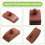 4pcs Wall-Mounted Comforter Hanger - Elegant Wooden Clips for Displaying Tapestries and Tablecloths 1