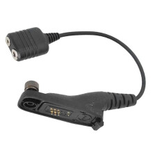 Audio Adapter for Radio DP4400/ DP4600/ DP4800/ DP4601Connector to K-Type 2-Pin Earphone