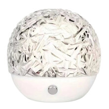Rechargeable Spherical Ripple-Effect Ambient Light - Remote-Controlled 16-Color Lighting, for Car and Home Decor