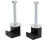 1set Pickup Truck Toolbox Mounting Clamp (J-Hook Style),Pick- Toolbox Mounting Clamp Black 2