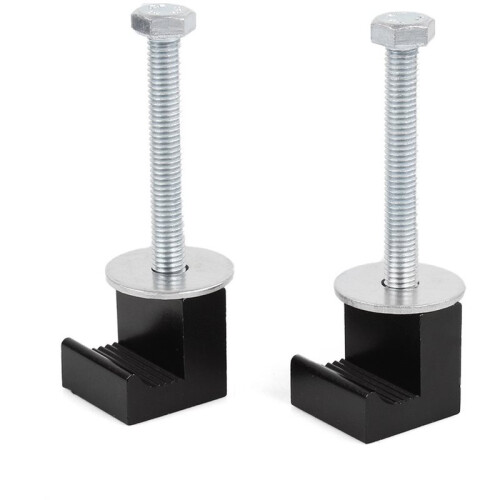 1set Pickup Truck Toolbox Mounting Clamp (J-Hook Style),Pick- Toolbox Mounting Clamp Black 1