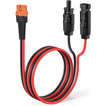 Solar to XT60i Cable 10AWG 2FT for Portable Power Station XT60i Solar Charging Cable for Solar Generators