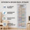 32-Pocket Pencil Organizer Holder - Wall Mountable Classroom Chart for Efficient Desk & Supply Management 8