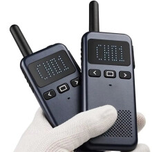 2 Pack KSX30-M3 Walkie Talkies, UHF 400-470MHz Long Range Two-Way Radio with LED Display, Portable Handheld Walkie