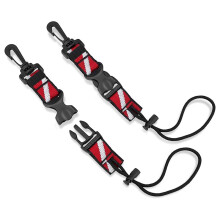 2-Pack Scuba Diving Lanyard Clips, Quick Release Buckle Anti-Lost Strap for Dive Light & Underwater Camera