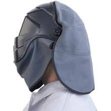Extensión Trasera y Babero para Casco de Soldadura, Fabricados en Material Ignífugo, con Sellado de Bordes, para la Mayoría de los Cascos de