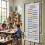 32-Pocket Pencil Organizer Holder - Wall Mountable Classroom Chart for Efficient Desk & Supply Management 9