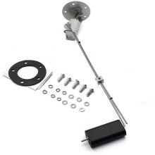 304 Stainless Steel Oil Level Sensor (Float Type) with 240-33 Ohm Resistance Range,Suitable for Fuel Tanks 10-56 cm Deep