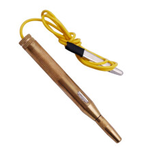 Praktisk Testlampa Testpennor Bilkrets Testpenna 6V 12V 24V Bilreparationstest Fordonskretsdetektering Guld