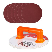 9-Inch Self-Adhesive Sanding Holder with 180/240/320 Grit Sandpaper for Non-Slip Sanding Board and Grinding