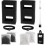 Aquarium Filter Media Set for Fluval SPEC,EVO Betta Flex Desktop Aquarium,Fish Tank Accessories Includes 2 Carbon Filter 1