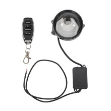 Universal 3 Inch LED Lens Devil'S Eyes Dynamic 33Mode Remote Controller 12V Car Headlight Cool Lamp LED Ambient Light B